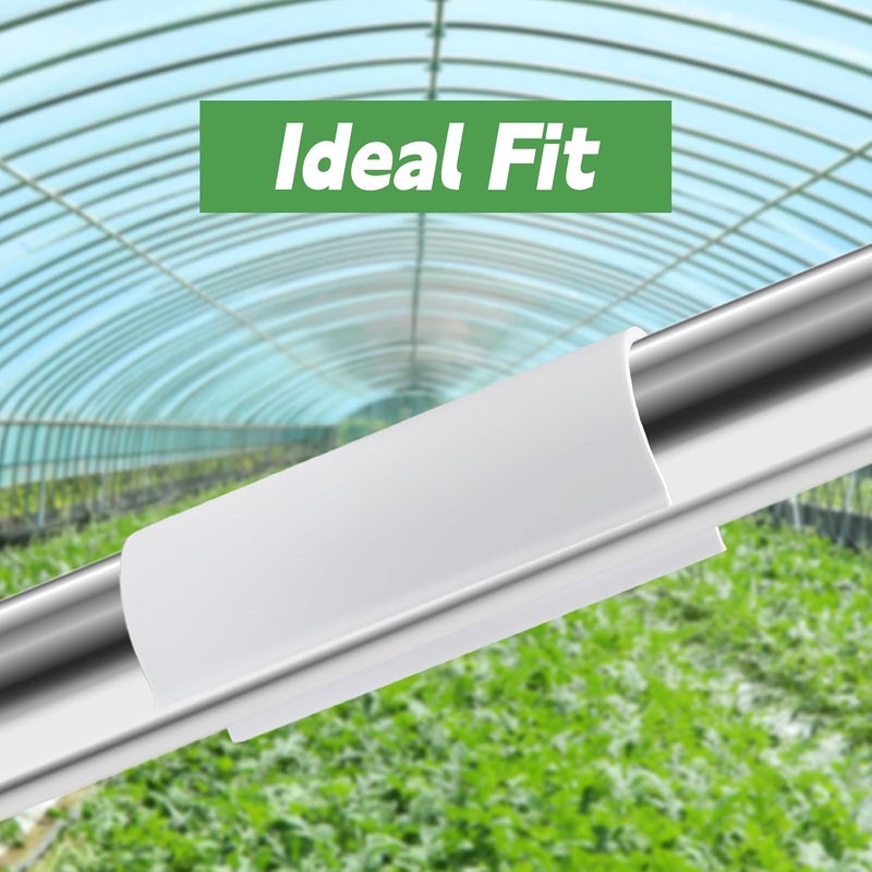 Opfiue 64-Pack Heavy-Duty ABS & PVC Clamps- Multi-Use for Greenhouses/Row Covers/Shelters/Bird Protection (fit 3/4 Inch Pipe) - Image 4
